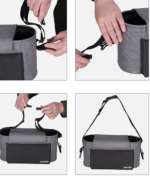Grey Diaper Bag, Baby bag, Nappy Changing Bag 4183 GALAXY BAGS