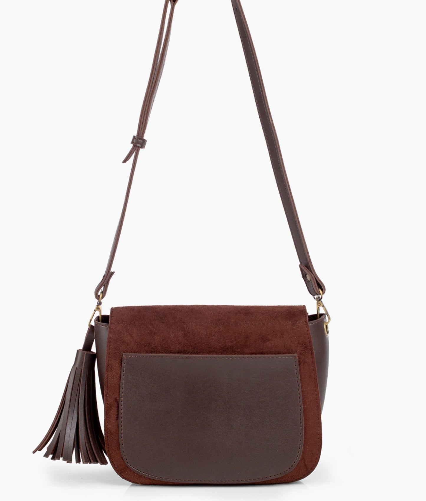 Brown valvet Handbags For Girls 607 GALAXY BAGS