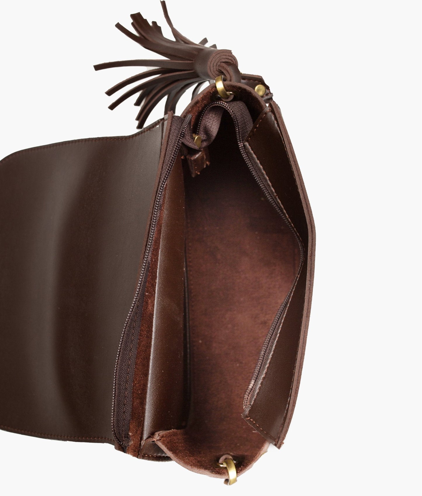 Brown valvet Handbags For Girls 607 GALAXY BAGS