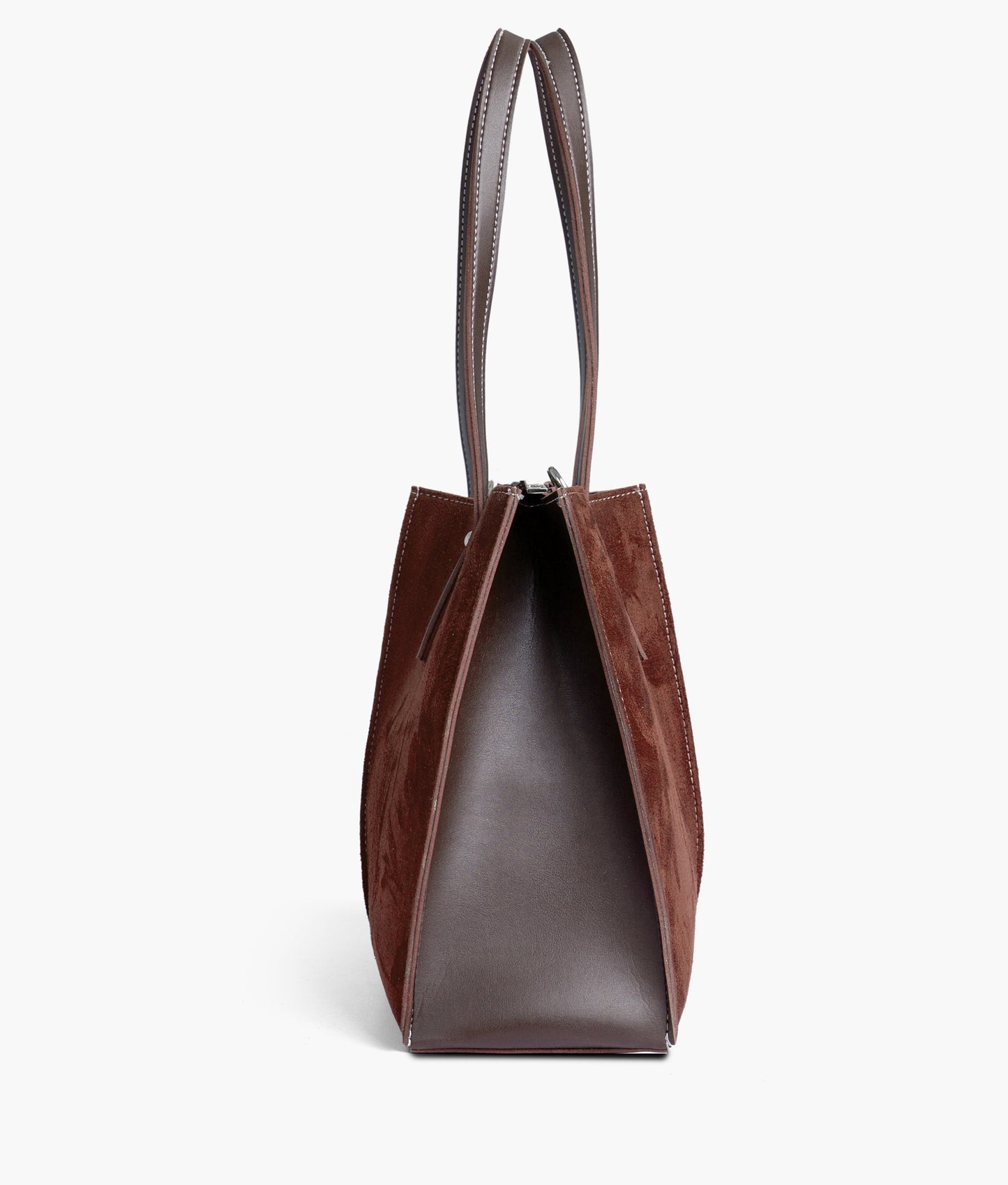 Brown Velvet Tote Bag 561 GALAXY BAGS