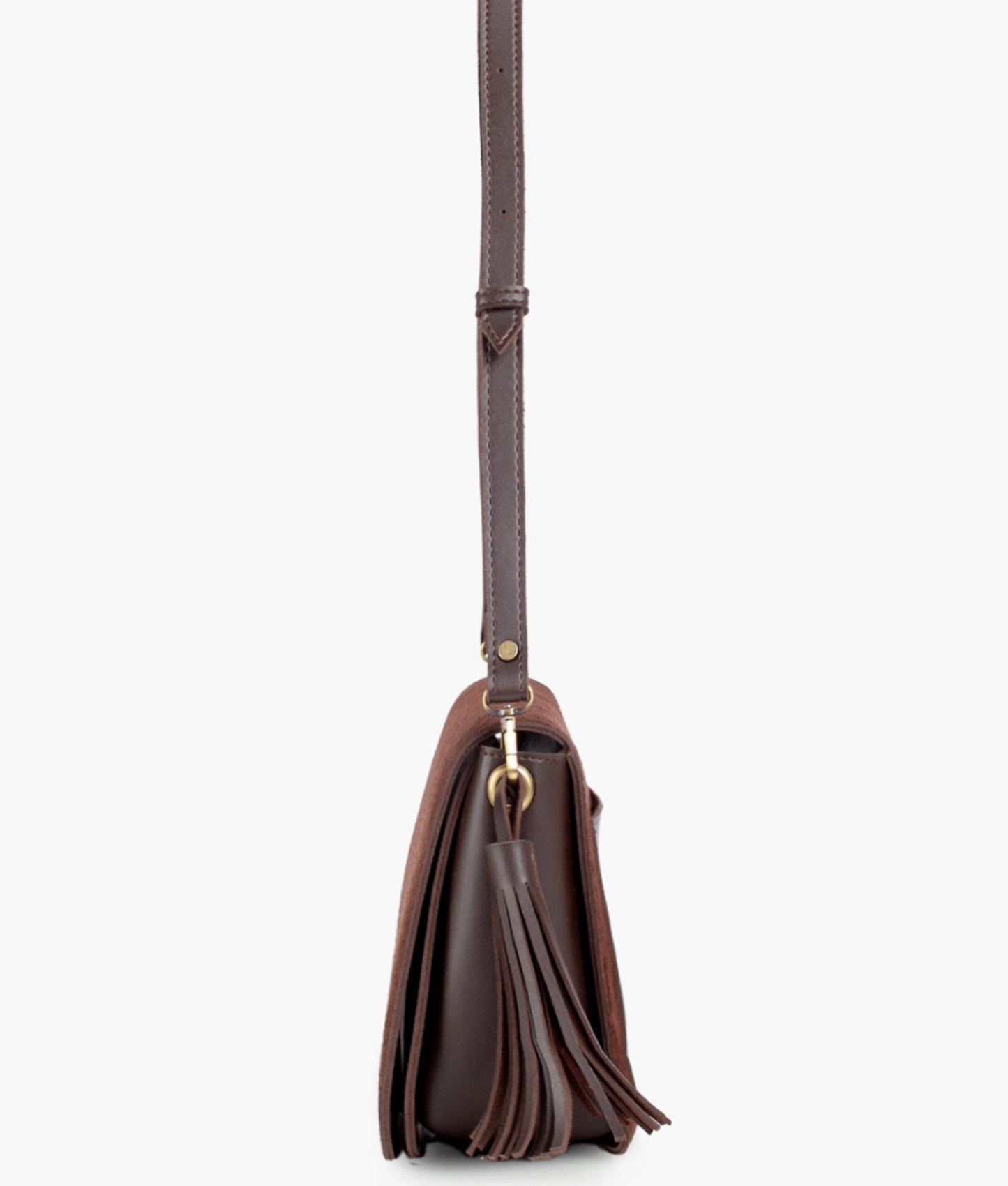 Brown valvet Handbags For Girls 607 GALAXY BAGS