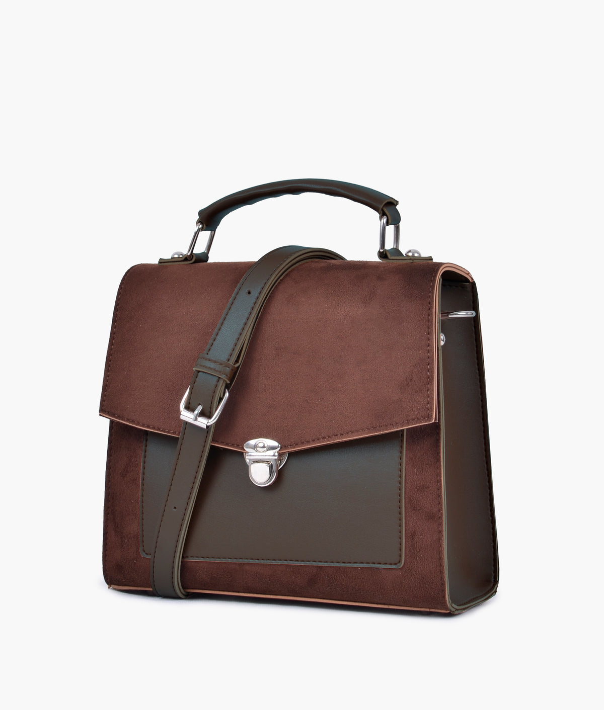Dark Brown Handbag For Women 602 GALAXY BAGS
