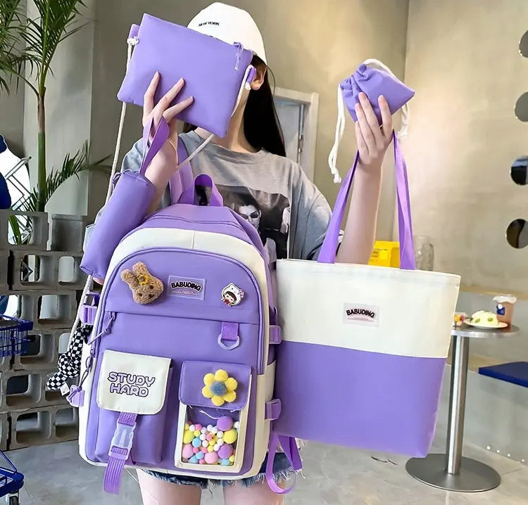 4Pcs Backpack Set MJ16 GALAXY BAGS