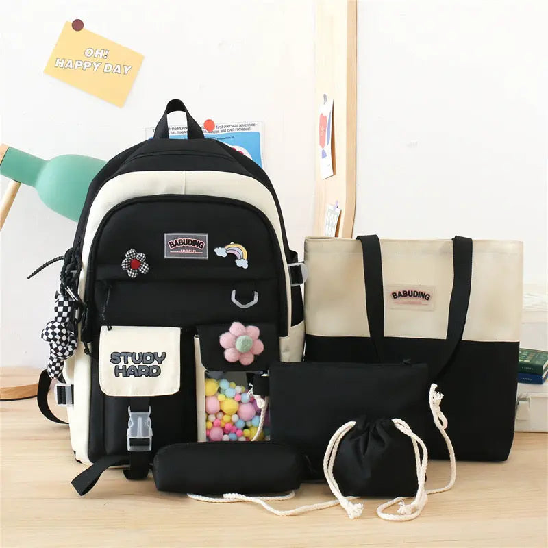 4Pcs Backpack Set MJ16 Galaxy Bags
