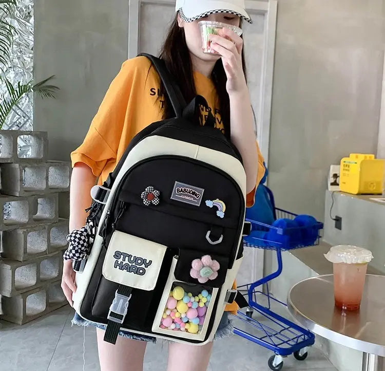 4Pcs Backpack Set MJ16 Galaxy Bags