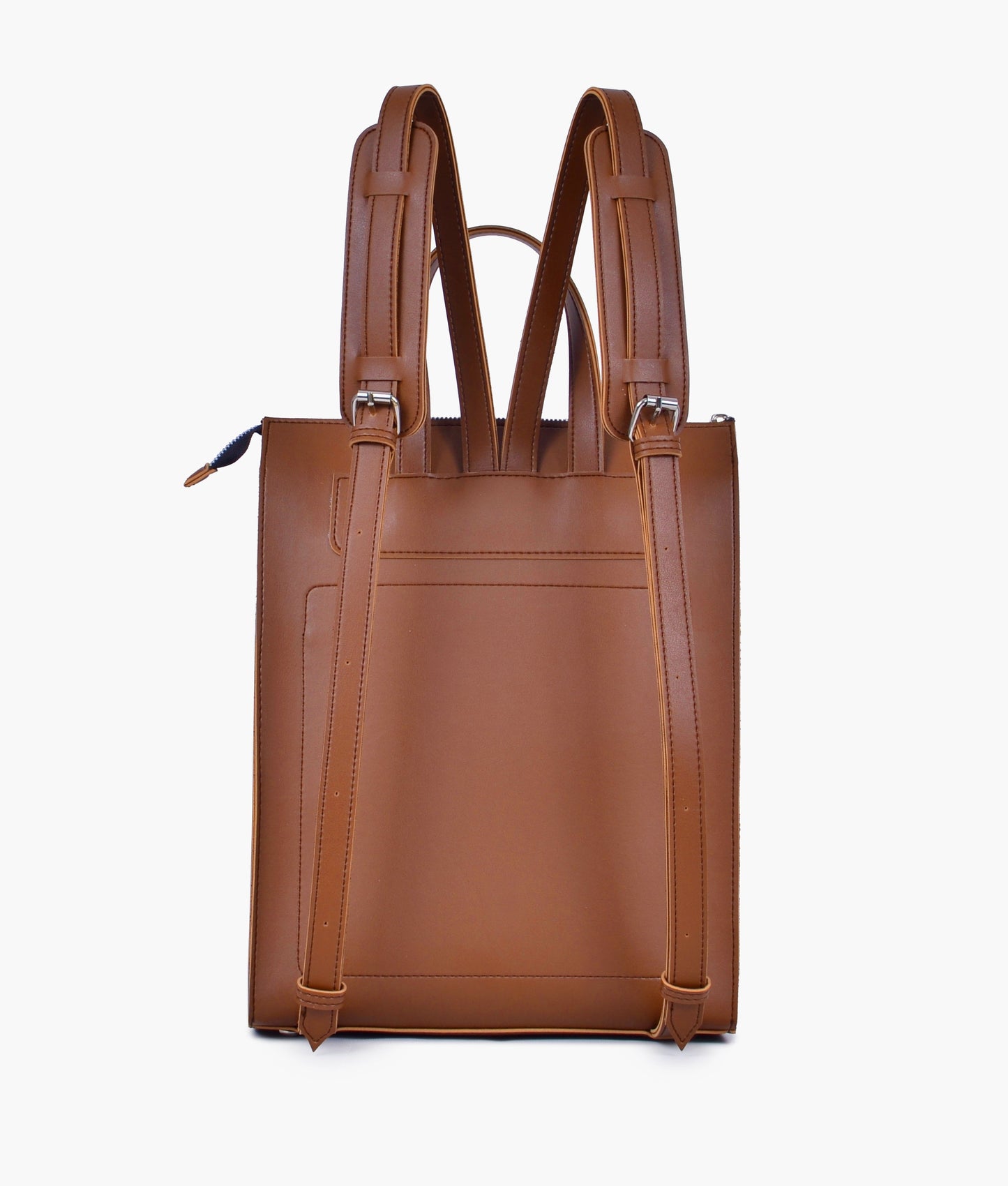 Musterd Leather Backpacks For women-Chic Zipper Closure Backpack 557-2 GALAXY BAGS