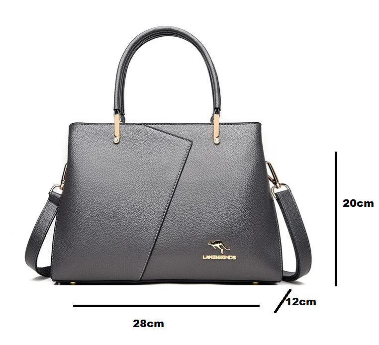 Grey Kangaroo Bag Girls Handbag 4120 GALAXY BAGS