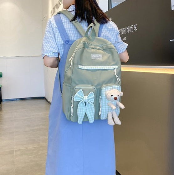 Green Girls University Bag 3k12K Galaxy Bags