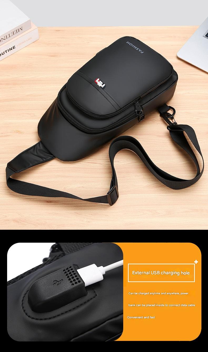 Black Messenger Bags Sports Bag Gym Bag 4110