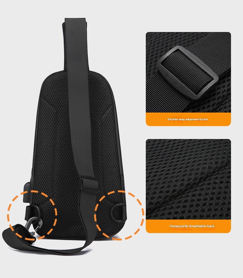 Black Messenger Bags Sports Bag Gym Bag 4110