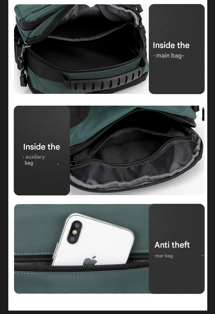 Sleek & Durable Black Messenger Bag – Your Everyday Companion