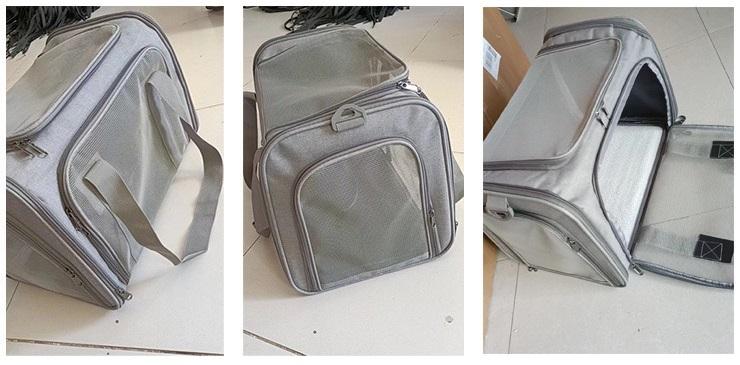 Pet Carrier Bag Soft Sided Portable Folding Airline Travel Approved Bag 1252 GALAXY BAGS