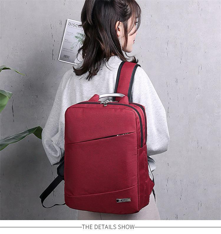 Red Mens Womens Laptop Business Backpack 4232 GALAXY BAGS