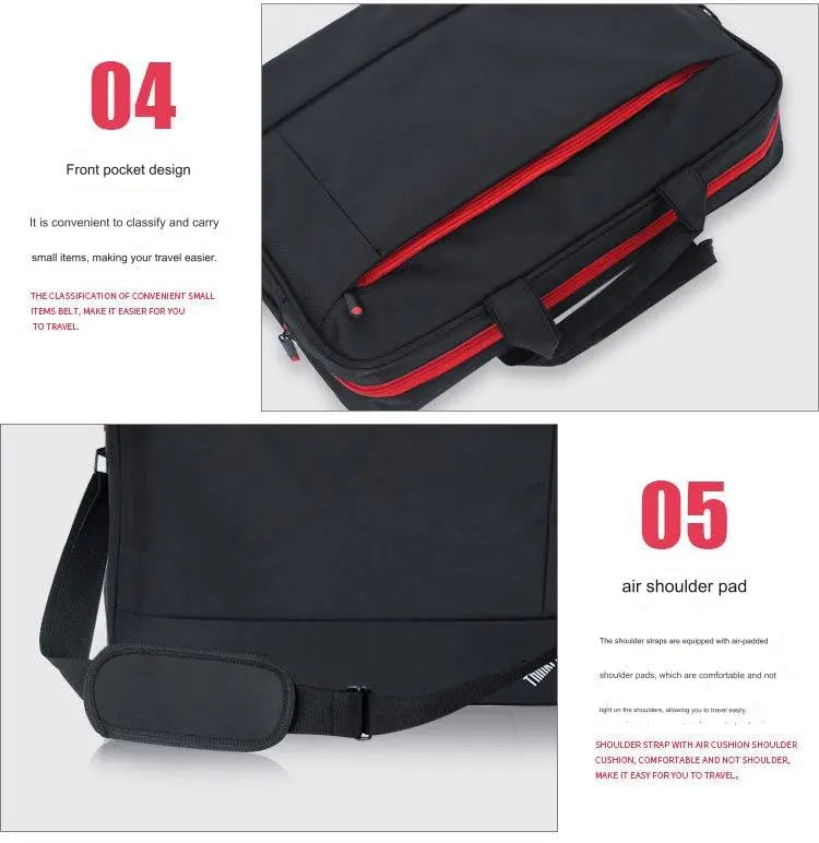 Black Thinkpad Laptop File Bag 4073 GALAXY BAGS