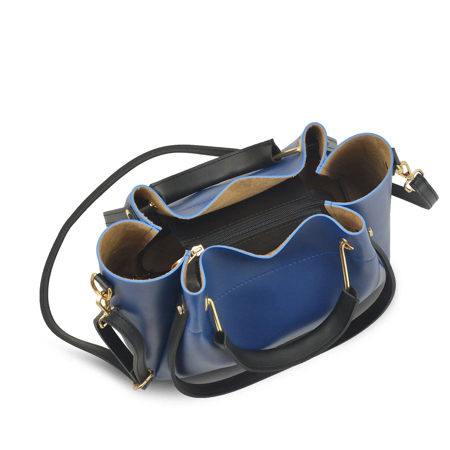 Blue 2 in 1 Ladies Tote Bag 8850-2 GALAXY BAGS