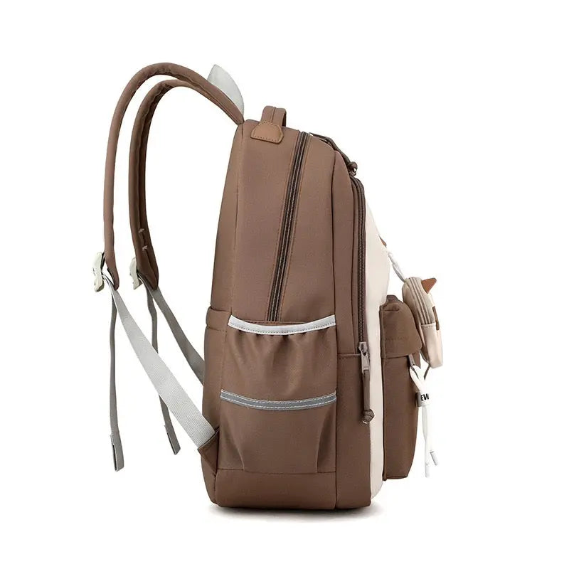 Blue Trendy Backpack for Girls 4081 GALAXY BAGS