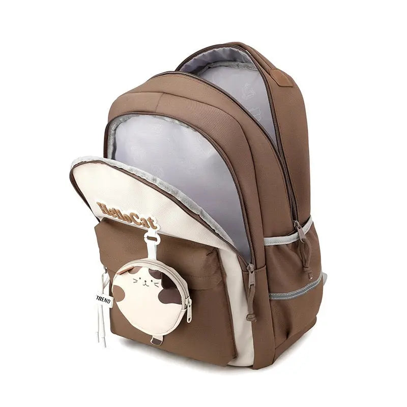 Blue Trendy Backpack for Girls 4081 GALAXY BAGS