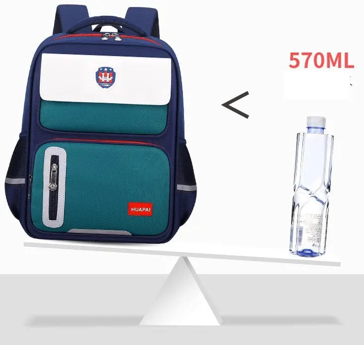 Blue & Pink Student School Bag For Kids 4155 GALAXY BAGS