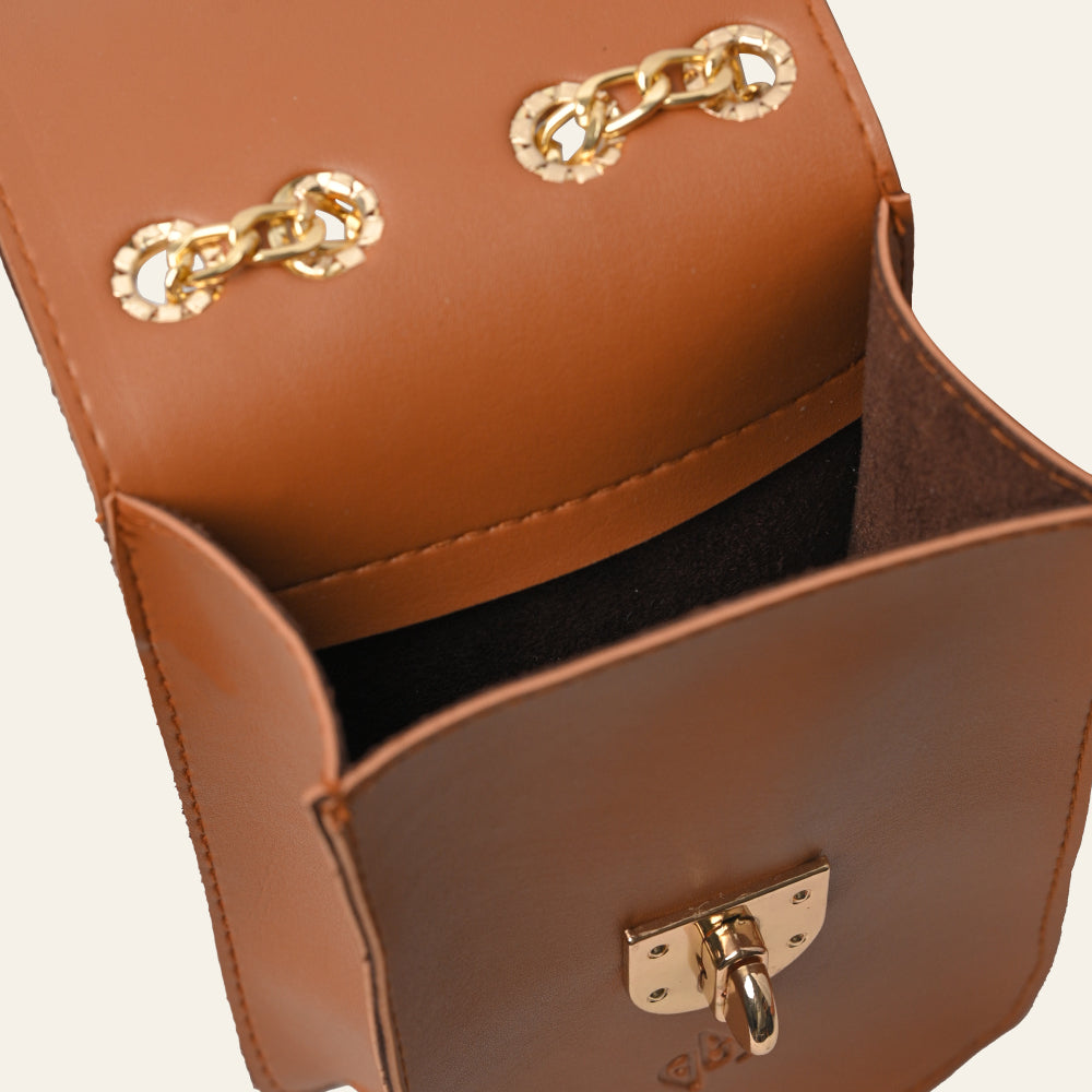 Rosebuds Crossbody Bag with Chain 600 GALAXY BAGS
