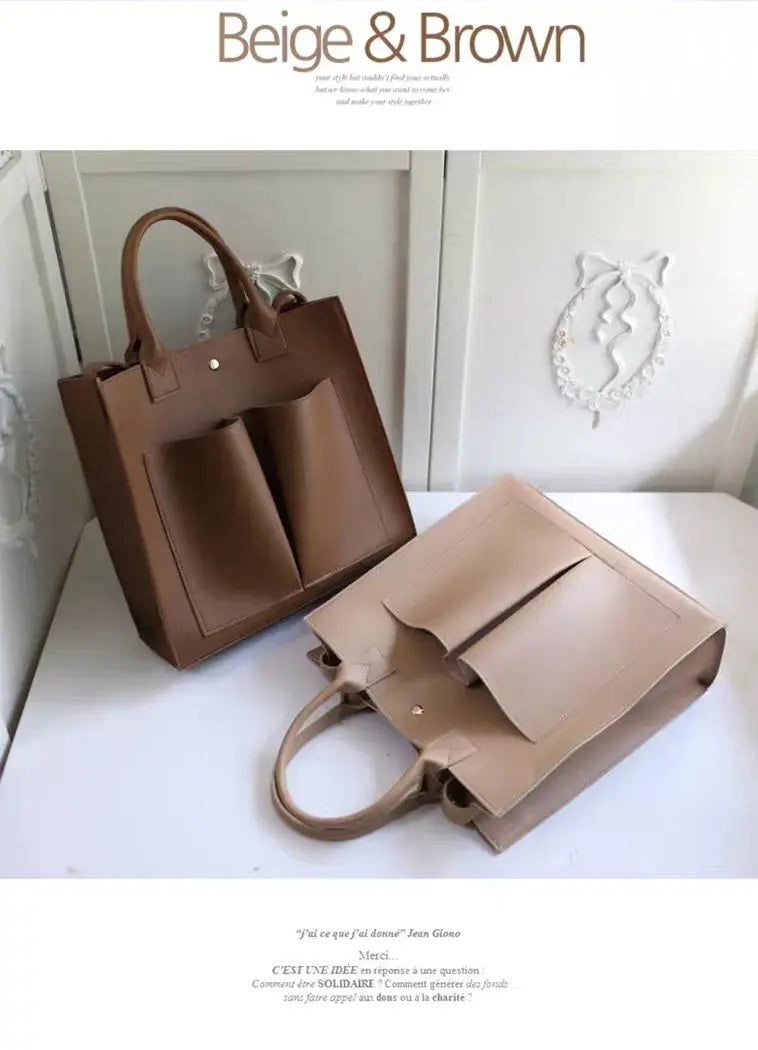 Brown Ladies Tote bag 586 GALAXY BAGS