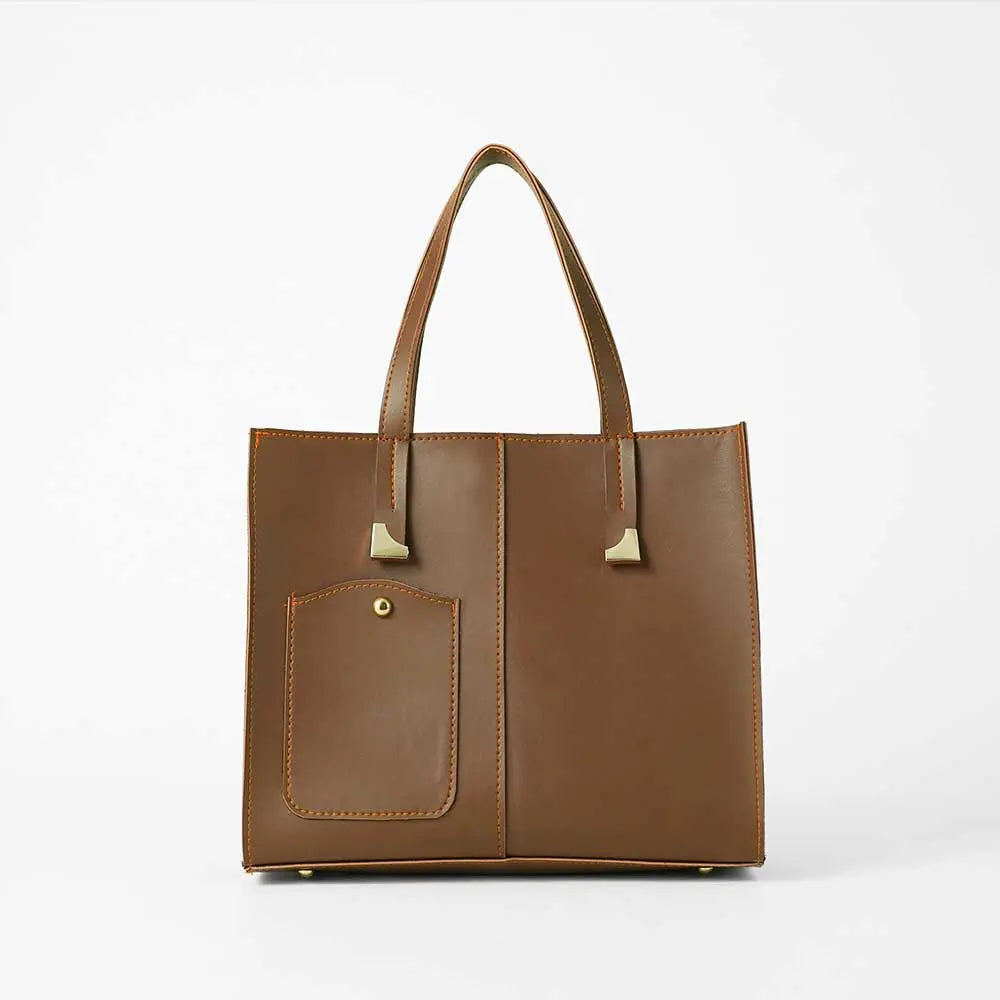 Brown Womens Tote Bag 564 GALAXY BAGS