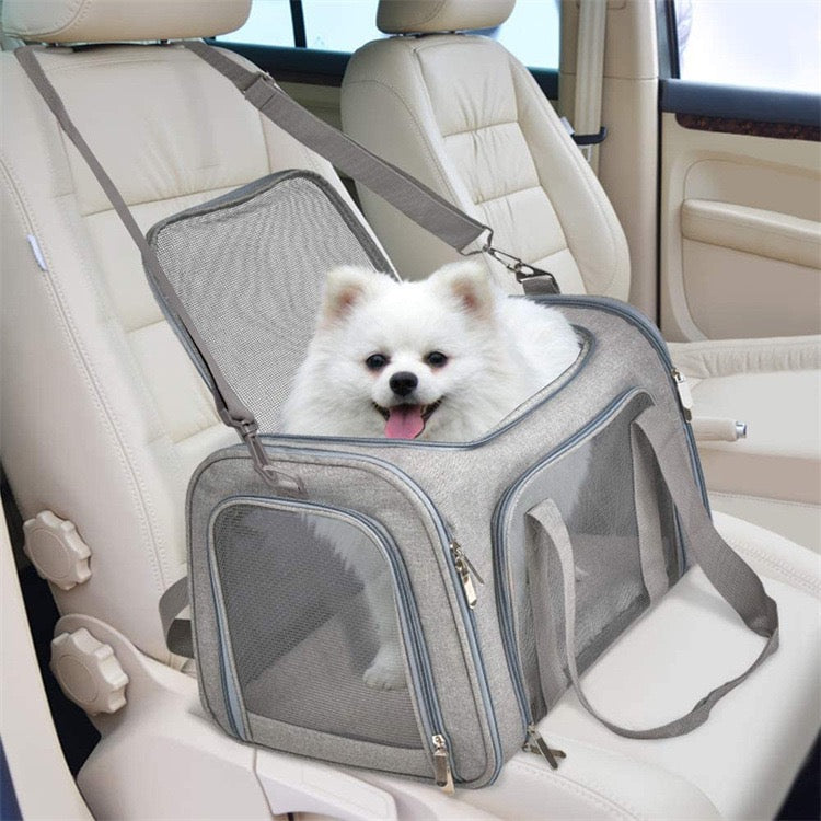 Pet Carrier Bag Soft Sided Portable Folding Airline Travel Approved Bag 1252 GALAXY BAGS