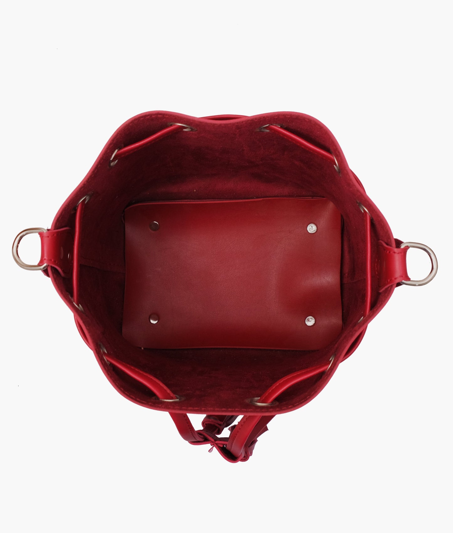 Red Girls Bucket Bag 576 GALAXY BAGS