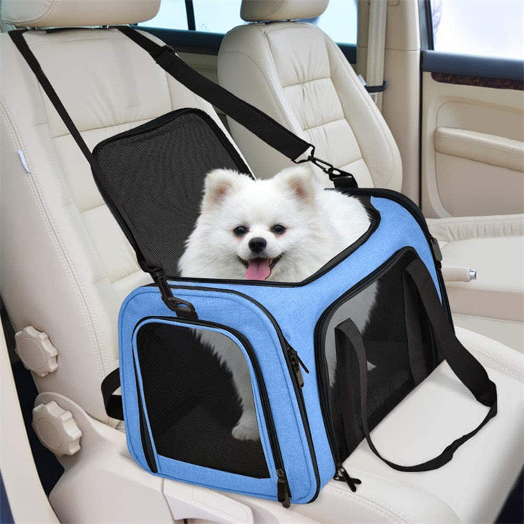 Pet Carrier Bag Soft Sided Portable Folding Airline Travel Approved Bag 1252 GALAXY BAGS