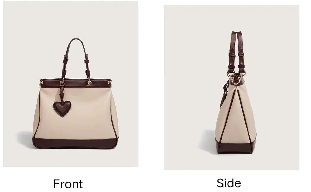 Charming Brown Handbag for Girls - Model 4123 GALAXY BAGS