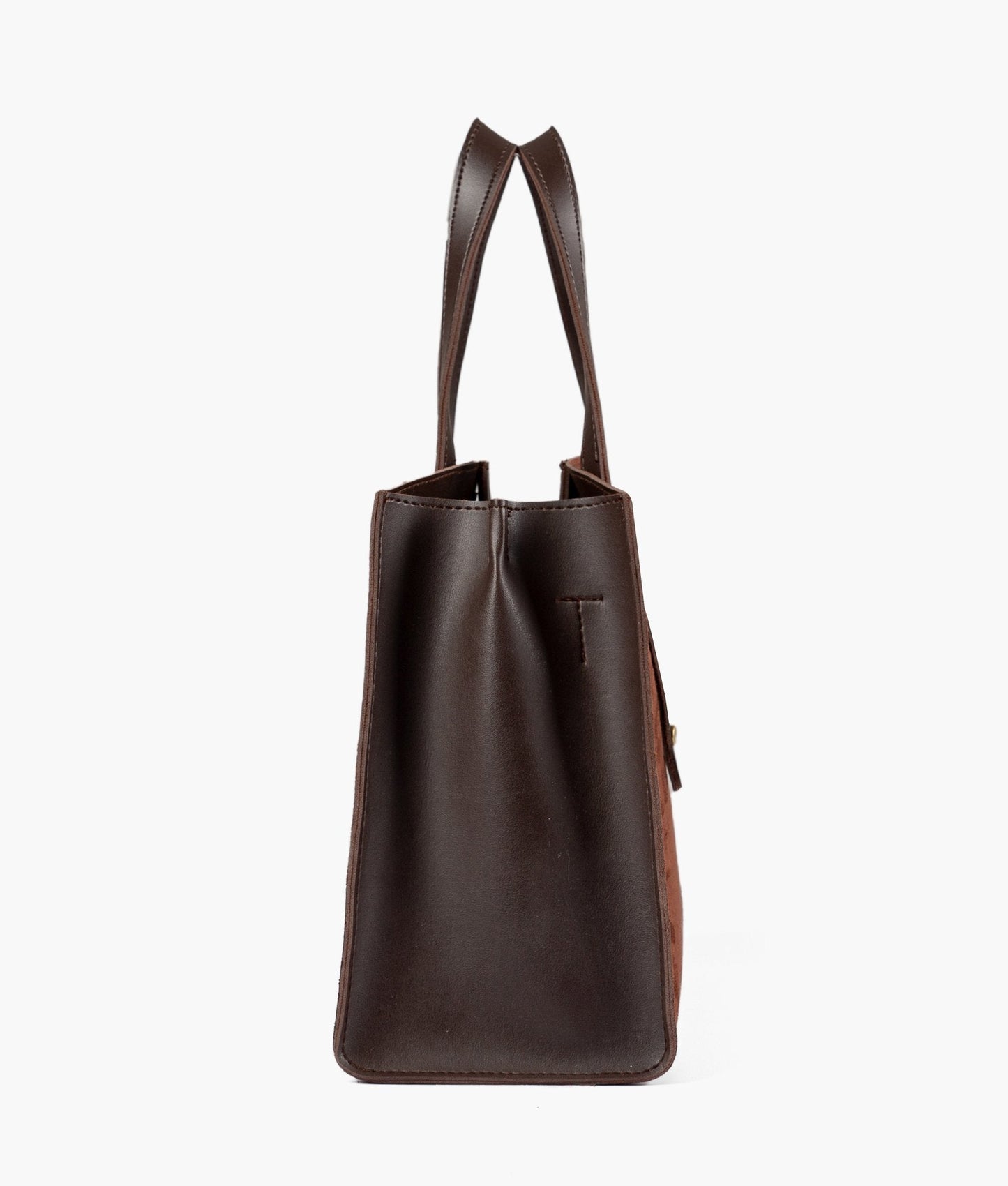 Brown Velvet Handbag For Girls 598 GALAXY BAGS