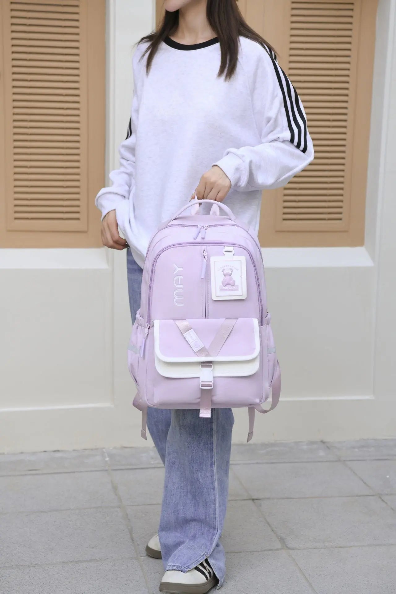 Durable Korean Vibe Unisex Backpack MS21 GALAXY BAGS