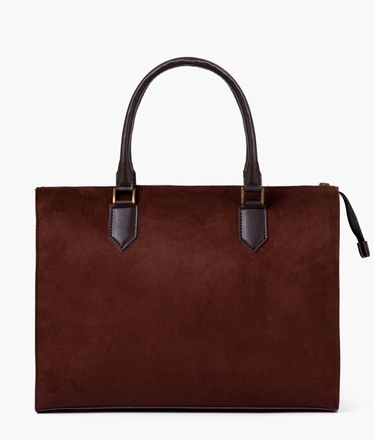 Brown Velvet Handbag For Women