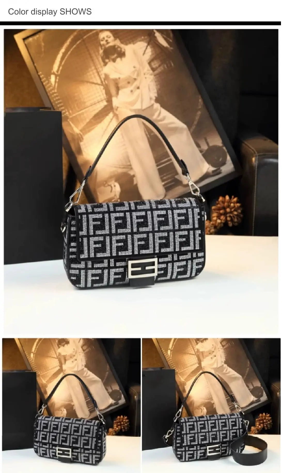 Exquisitely Embroidered Handbag For Girls 9901-5 GALAXY BAGS