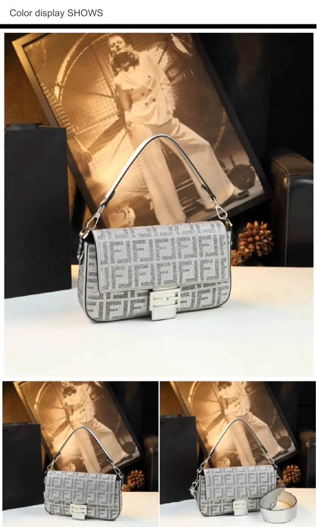 Exquisitely Embroidered Handbag For Girls 9901-5 GALAXY BAGS