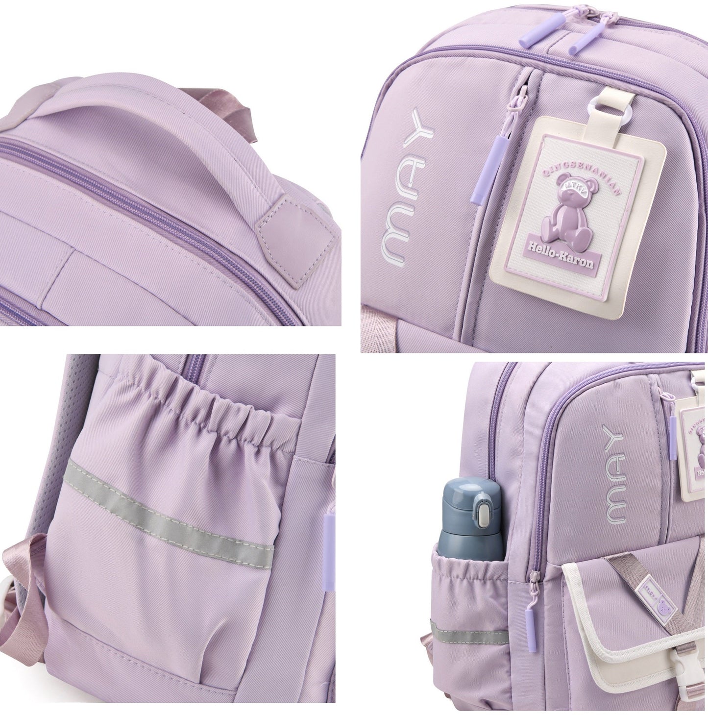 Durable Trolly Korean Vibe Unisex Backpack MS21 GALAXY BAGS
