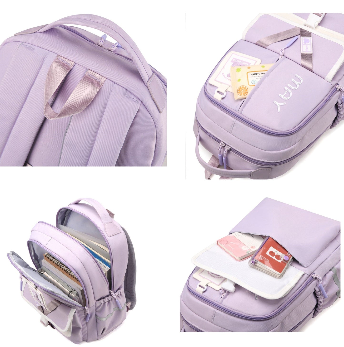 Durable Trolly Korean Vibe Unisex Backpack MS21 GALAXY BAGS