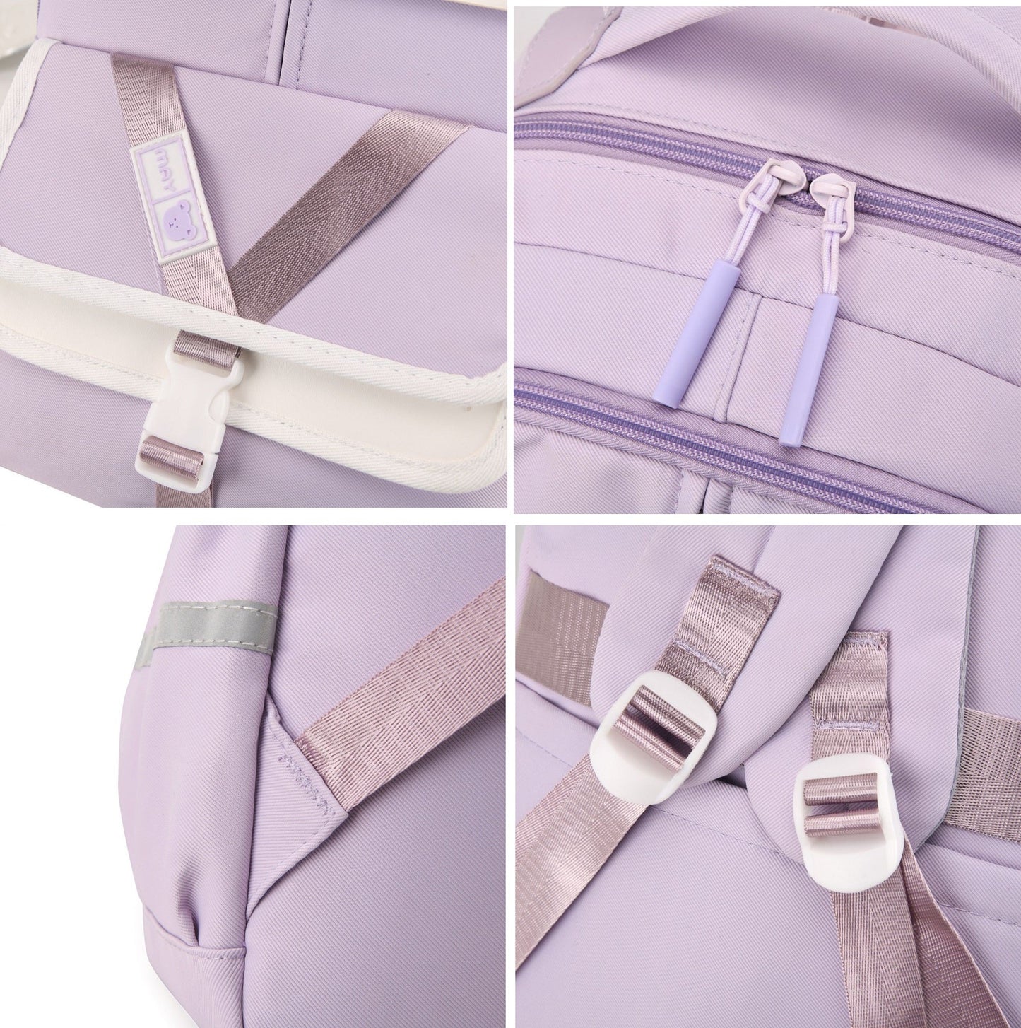 Durable Trolly Korean Vibe Unisex Backpack MS21 GALAXY BAGS