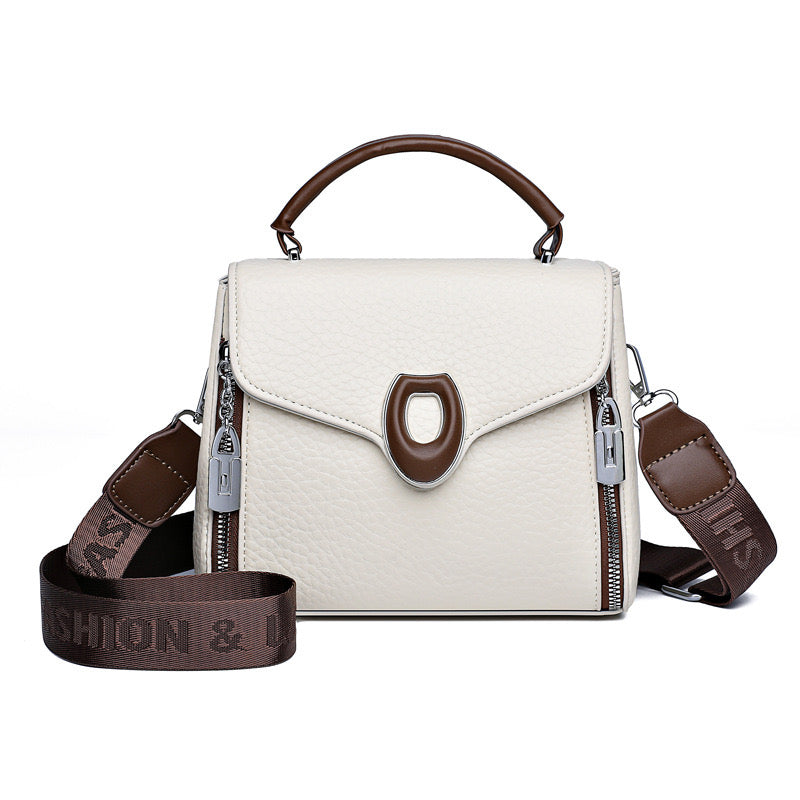 Stylish Handbag with Top Handle & Shoulder Strap 555-12