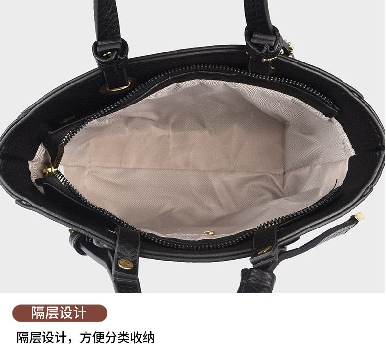Brown Leather Handbag with Flower Charm – Stylish Women’s Shoulder & Crossbody Bag 8429 Ask ChatGPT