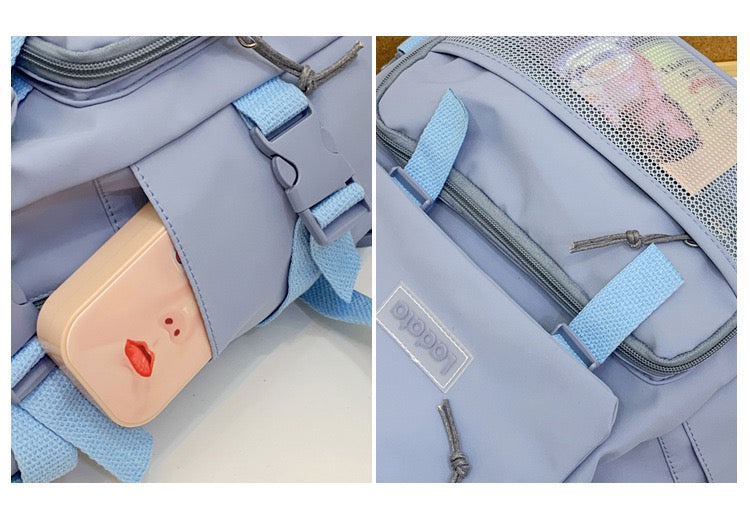Pink Girls School Bags 6K12H Galaxy Bags
