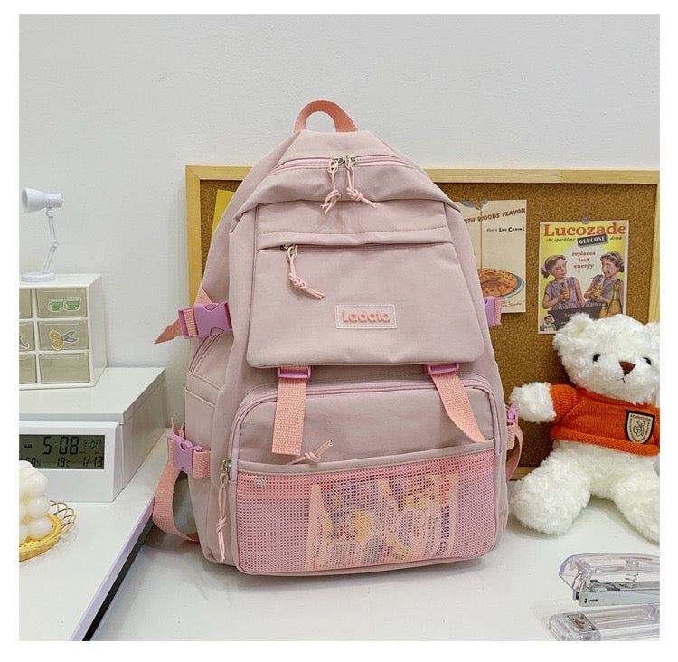 Pink Girls School Bags 6K12H Galaxy Bags