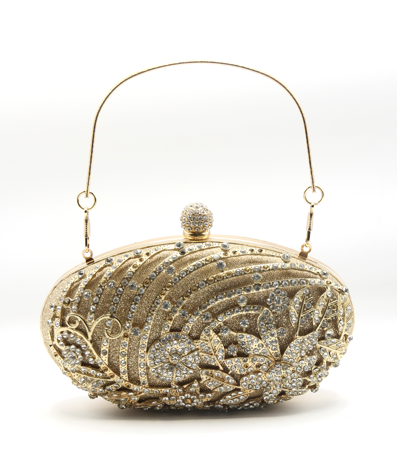 Golden Latest Stylo Bridal Clutch For Women 5002 GALAXY BAGS