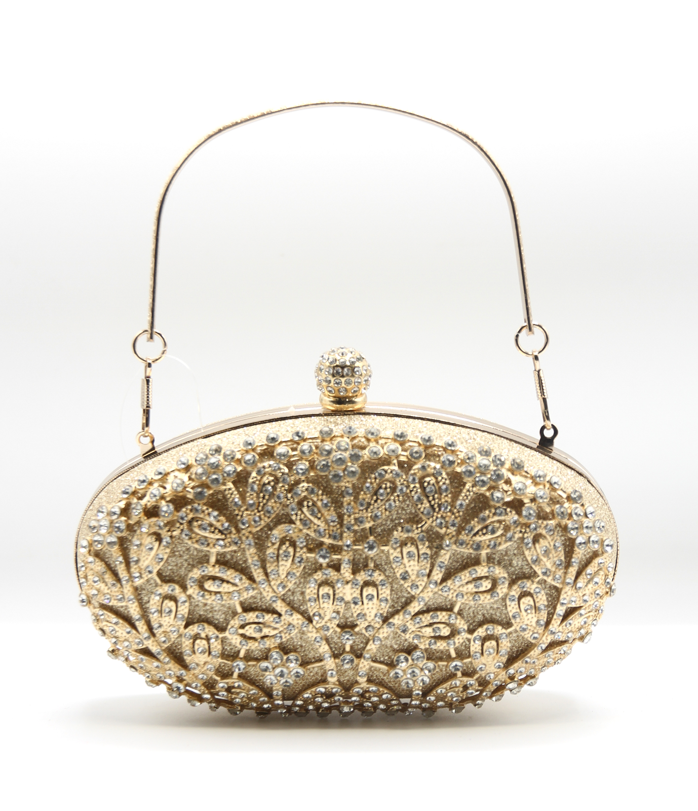 Golden Latest Stylo Bridal Clutch For Women 5002 GALAXY BAGS