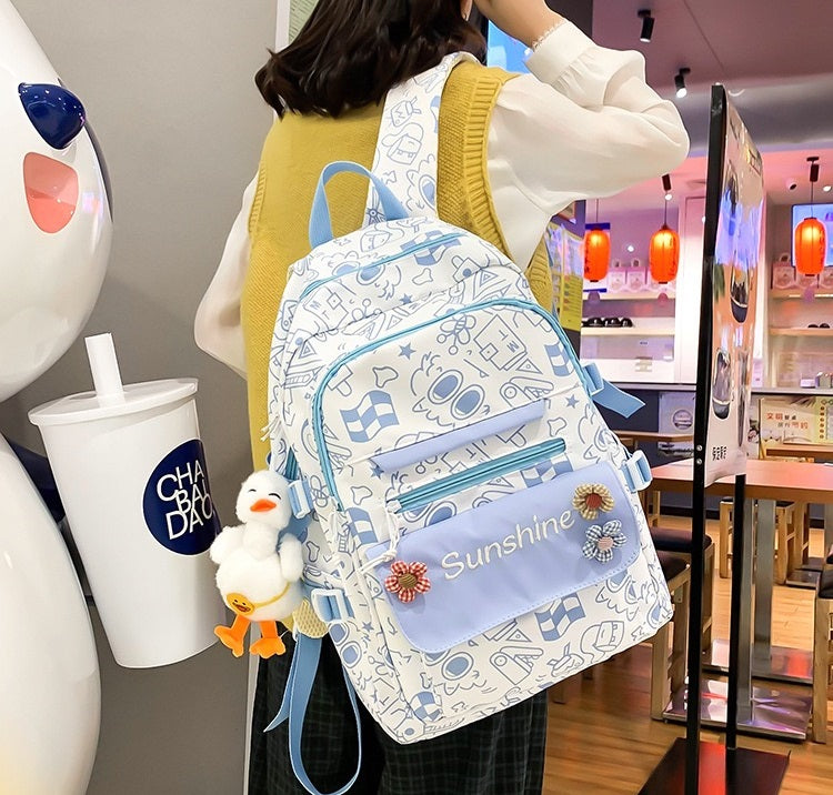 Durable Backpack For Girls 612-5 Galaxy Bags