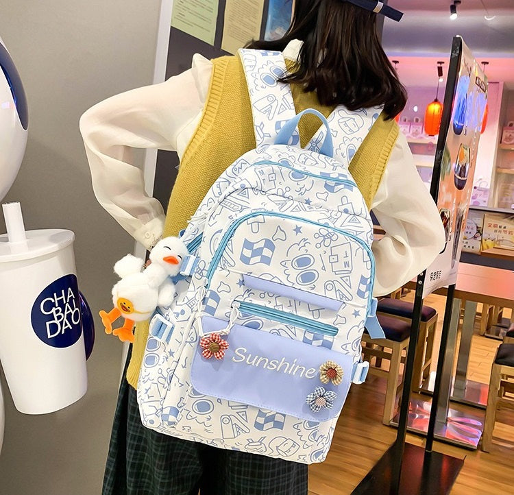 Durable Backpack For Girls 612-5 Galaxy Bags