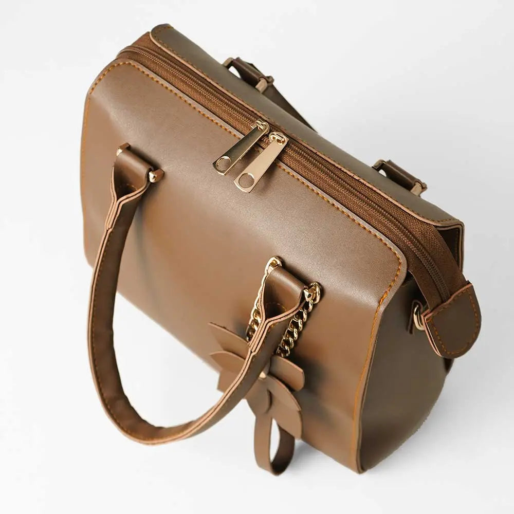 Mustard Top Handel Bag 592 GALAXY BAGS