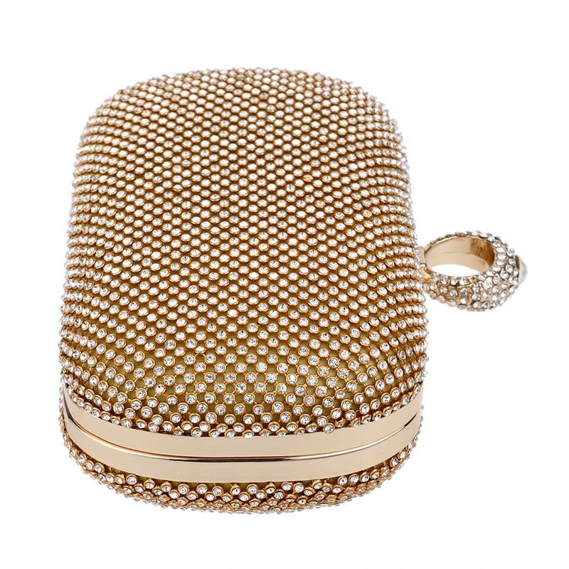 Golden Latest Stylo Bridal Clutch For Women 5002 GALAXY BAGS