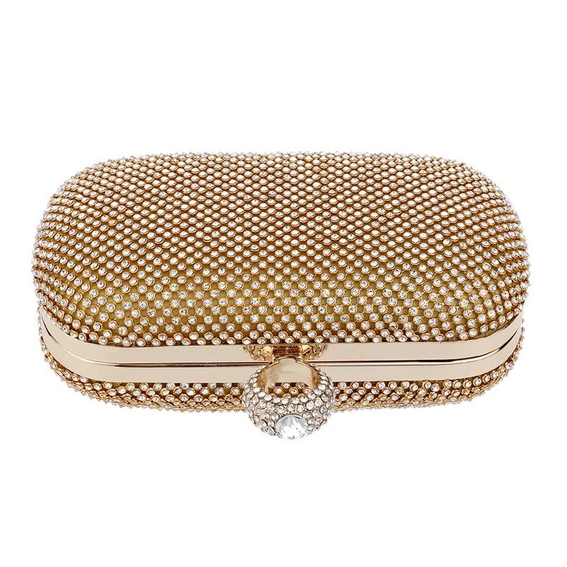 Golden Latest Stylo Bridal Clutch For Women 5002 GALAXY BAGS