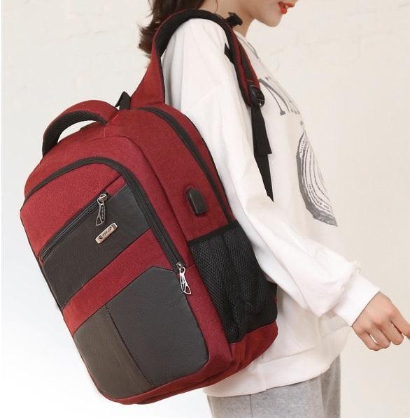Durable And Stylish Laptop Backpack With USB MJ190 GALAXY BAGS