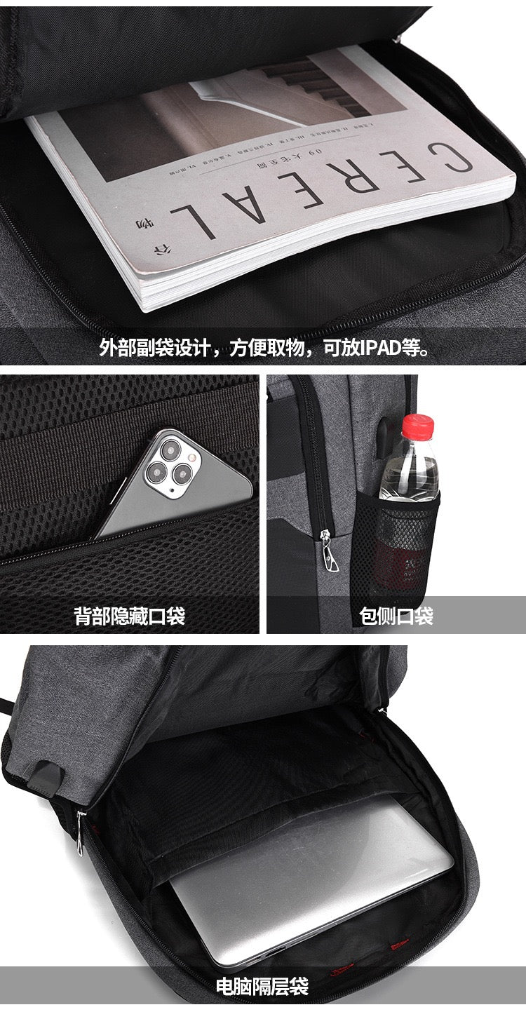 Durable And Stylish Laptop Backpack With USB MJ190 GALAXY BAGS